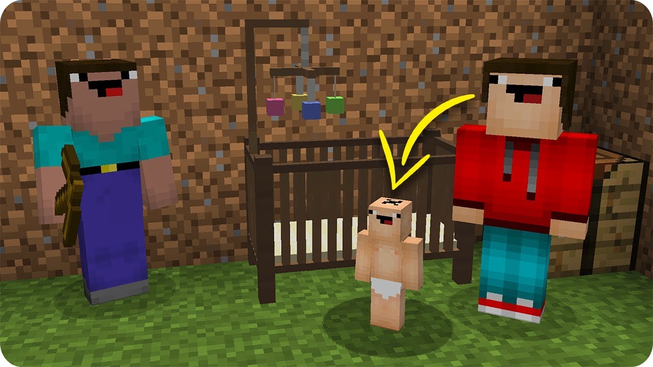 Bebe Noob Se Hace Mayor En Minecraft Bebe Noob Crece En Minecraft Youtube