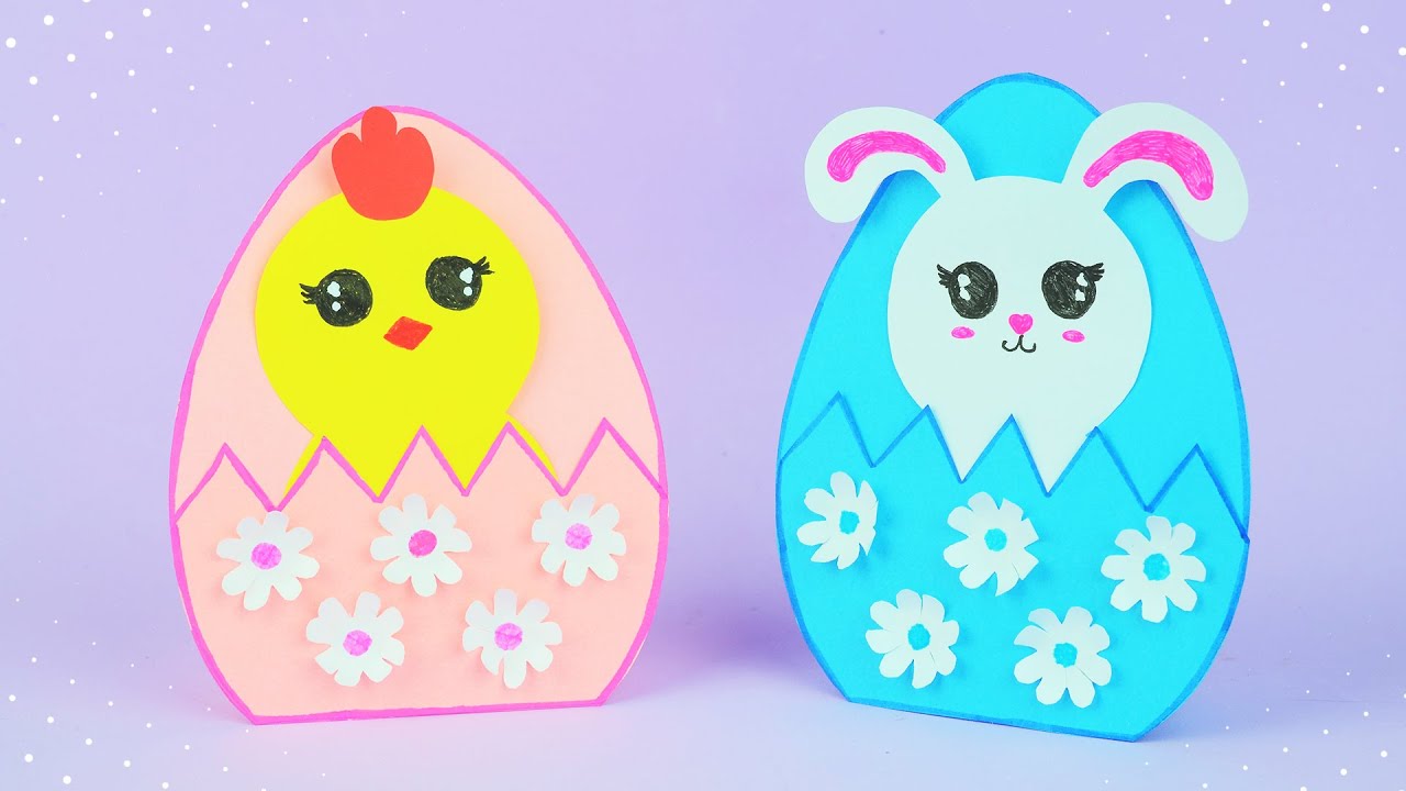lavoretti di pasqua con la carta