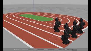 DARwin-OP March simulation