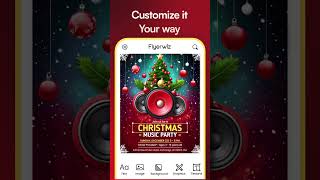Christmas Flyer Templates | Christmas Flyers Generated with AI  #christmas #yt #ytshort