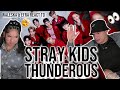 THE BEST KPOP MUSIC VIDEO OF THE YEAR| Waleska& Efra react to Stray Kids (Thunderous) "소리꾼"