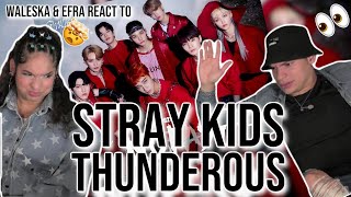 THE BEST KPOP MUSIC VIDEO OF THE YEAR| Waleska& Efra react to Stray Kids (Thunderous) 