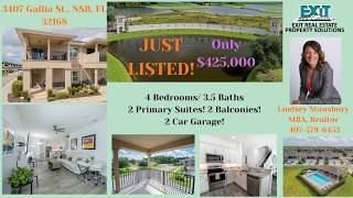 JUST LISTED! 3407 Gallia Street, NSB, FL 32168  ONLY $425,000