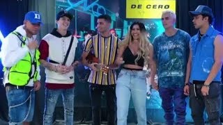 CNCO Y KIM SHANTAL JUGANDO A LOS TOQUES 😱😂