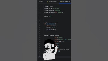 Tkinter -  How to create a button. #python #pythonprogramming #coding #learning #video #shorts #tech