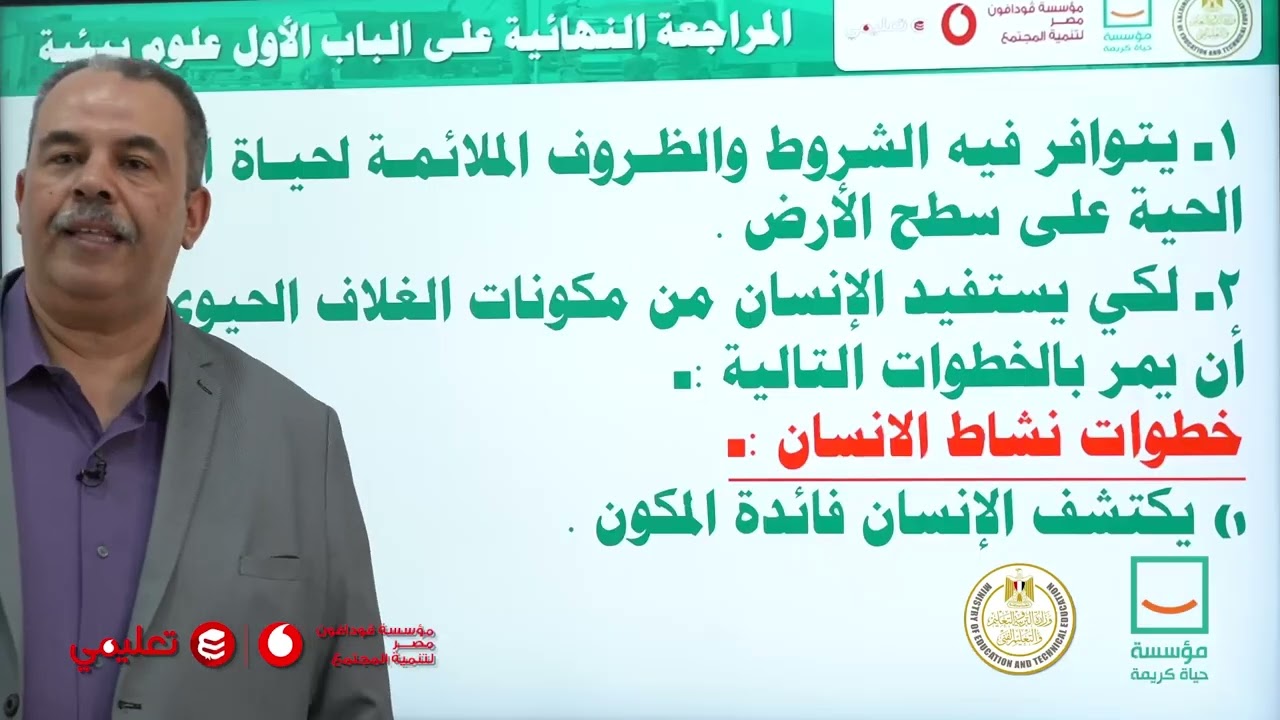تقدر فى 10 أيام | شرح مادة علوم البيئة (1) لطلبة الثانوية العامة لعام 2024