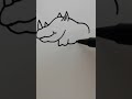 رسم وحيد القرن بطريقة سهلة وبسيطة وجميلة Shorts 