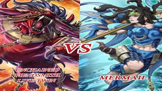 LIVE DUEL! Unchained Fiendsmith Live Twin (T.j.) vs Mermail (Eric)