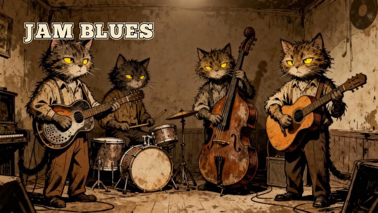 DEEP Mississippi Jam Blues | Vintage Blues Instrumental Loop (Relaxed Session)