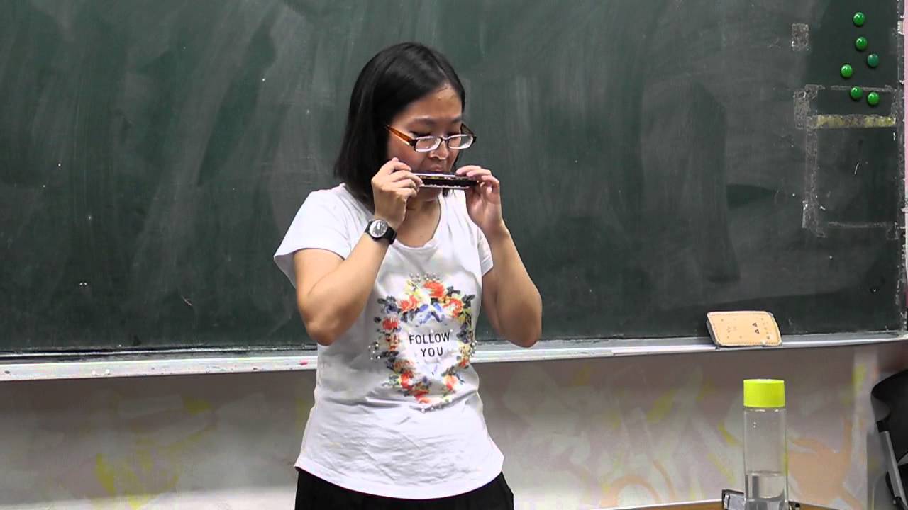 北投社大口琴班 游鈞婷 老師示範 最後一夜