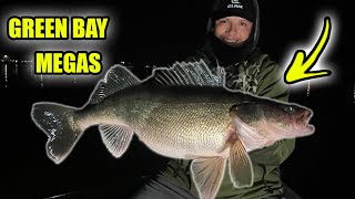 Shallow Water Pre-Spawn GIANTS on Jerkbaits- Fox River Walleyes
