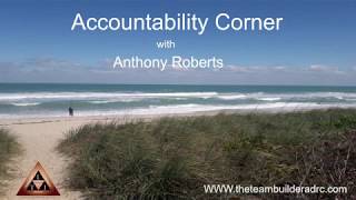 Accountability Corner -   You've have to have it to be happy!