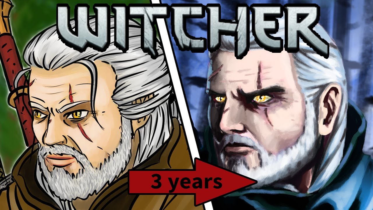 Redrawing My First Digital Artwork | Plus a mini Tutorial - YouTube