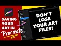 How to Save Your Procreate Art Files | Pt. 5 #shorts