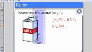 SMART Notebook Math - Measurement Tools - Ruler