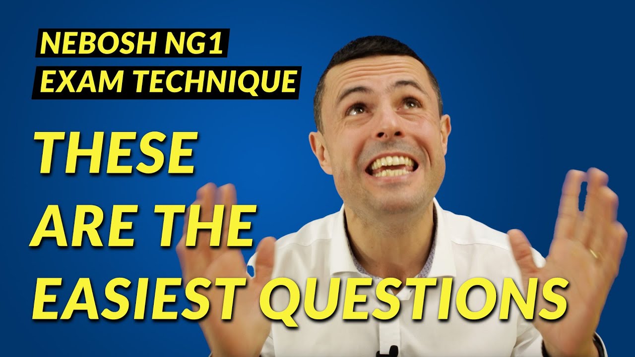 NEBOSH NG1 Exam Technique | Based on the scenario only