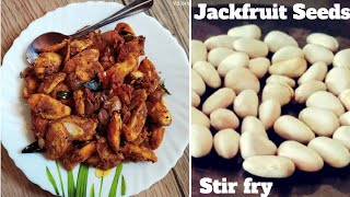 Kerala Style Jackfruit Seed Stir Fry