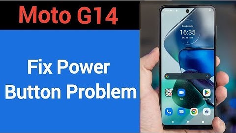How to fix power button problem, Moto G14 how to fix auto restart problem