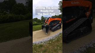 we stopped the rocks from rolling!  unusable gravel driveway! detailed explanation! #graveldriveway