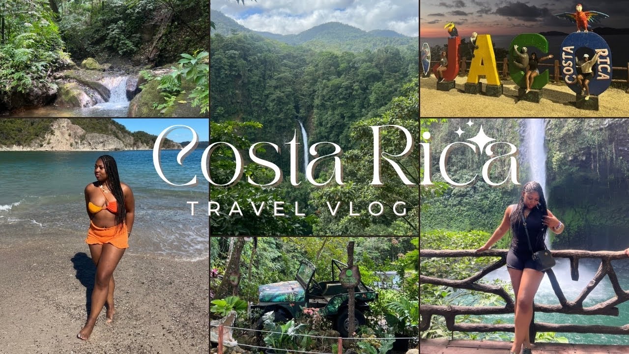 Costa Rica Girls Trip: Tortuga Island | Waterfalls | Hot Spring | Los Suenos Park | | LivALittleee
