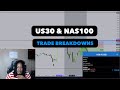 NAS100 &amp; US30 TRADE BREAKDOWNS - Mid Week Review | (FOREX)