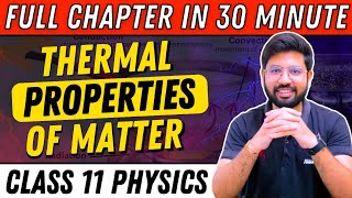 Thermal Properties of Matter Revision OneShot | Chapter 11 Class 11 Physics | CBSE JEE NEET Revision Net Worth