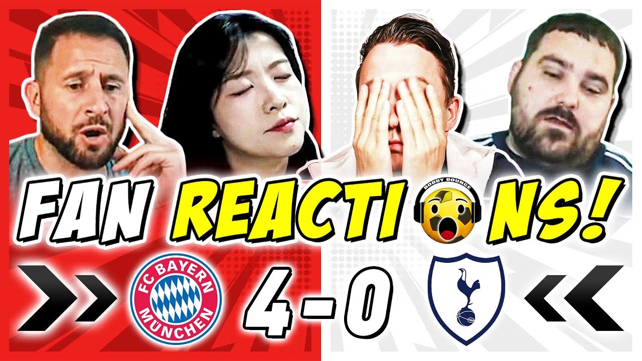 SPURS FANS GUTTED ? REACTION TO BAYERN MUNICH 4-0 TOTTENHAM | PRE-SEASON FRIENDLY FAN REACTIONS