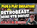 Retro Beast Mini 4TB Plug &amp; Play Emulation Drive Has It All! Xbox, Nintendo, PlayStation &amp; MORE!