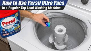 How to Use Persil Ultra Pacs in ANY Regular Washing Machine