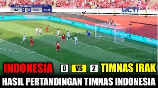 BERJUANG SEKUAT TENAGA!! Hasil Pertandingan Timnas Indonesia vs Irak Kualifikasi Piala Dunia 2026