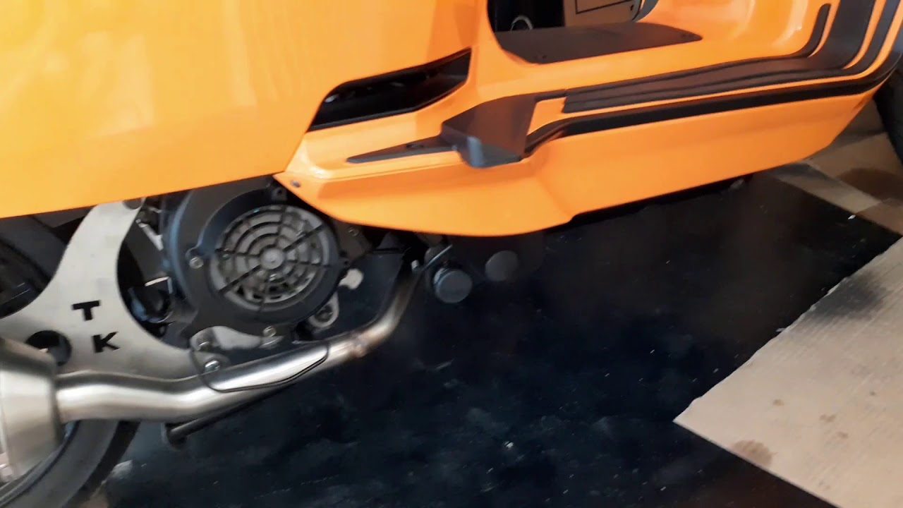 Lambretta V125 Special with Turbokit exhaust YouTube