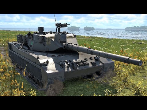 War Thunder: OF-40 Mk.2A Italian Main Battle Tank Gameplay [1440p 60FPS]