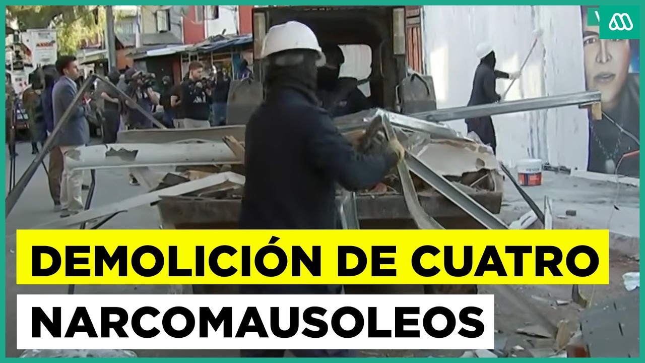 Realizan operativos para demoler cuatro narcomausoleos