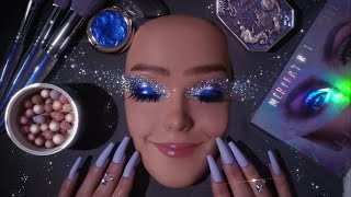 ASMR Cosmic Glam Makeup Application ( Whispered Video For Sleep ) screenshot 1