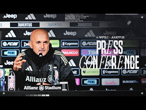 La CONFERENZA STAMPA di Mister SPALLETTI alla vigilia di Napoli-Juventus 🎙️