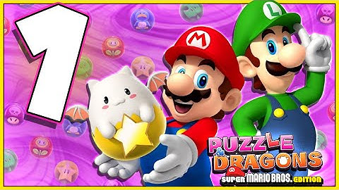 Puzzle & Dragons:  Super Mario Bros. Part 1 LUIGI POWER!!