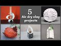 5 air dry clay craft projects diy air dry clay craft ideas