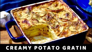 CREAMY POTATO GRATIN (PLANT-BASED) | Frey and Maria