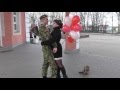 ДМБ!!! девушка встречает парня из армии на ЖД