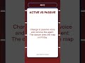 Active vs Passive Voice Quiz | Change to passive voice and remove the agent: The... | Grammar