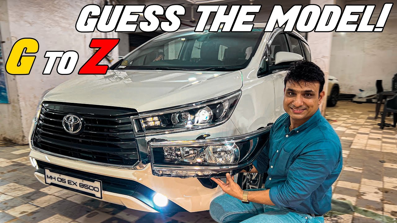 INNOVA CRYSTA MODIFIED TO GUESS THE MODEL || G TO Z CONVERSION || 📞 ...