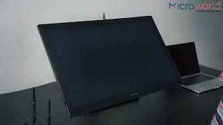 A Complete Tutorial | How to Connect HUION Kamvas Pro 27 to Your PC | Microworld by Microworld Infosol Pvt. Ltd. 23 views 6 days ago 1 minute, 9 seconds