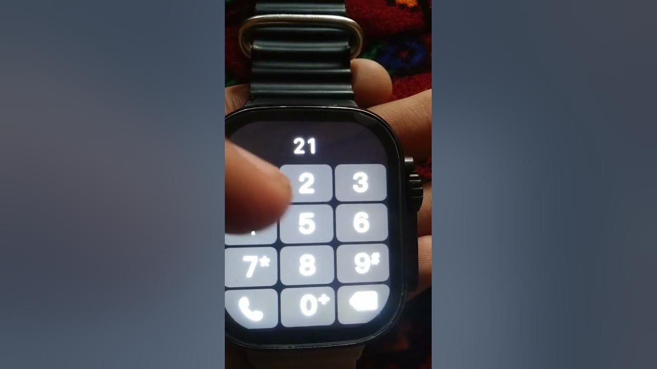 youtube secret code in t800/t900 ultra smartwatch