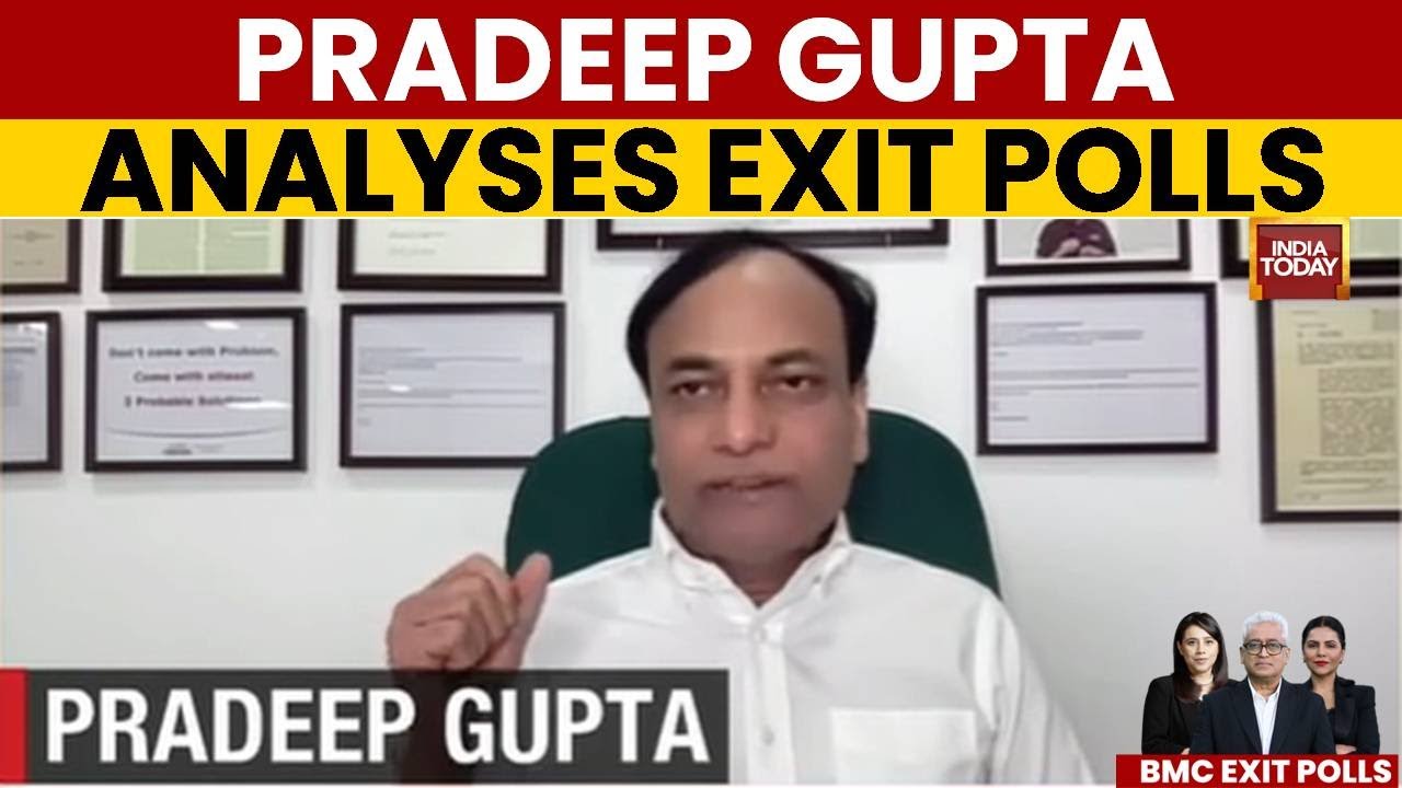 Mumbai BMC Election 2026 Exit Poll: Pradeep Bhandari Decodes BMC Exit Polls With Rajdeep Sardesai