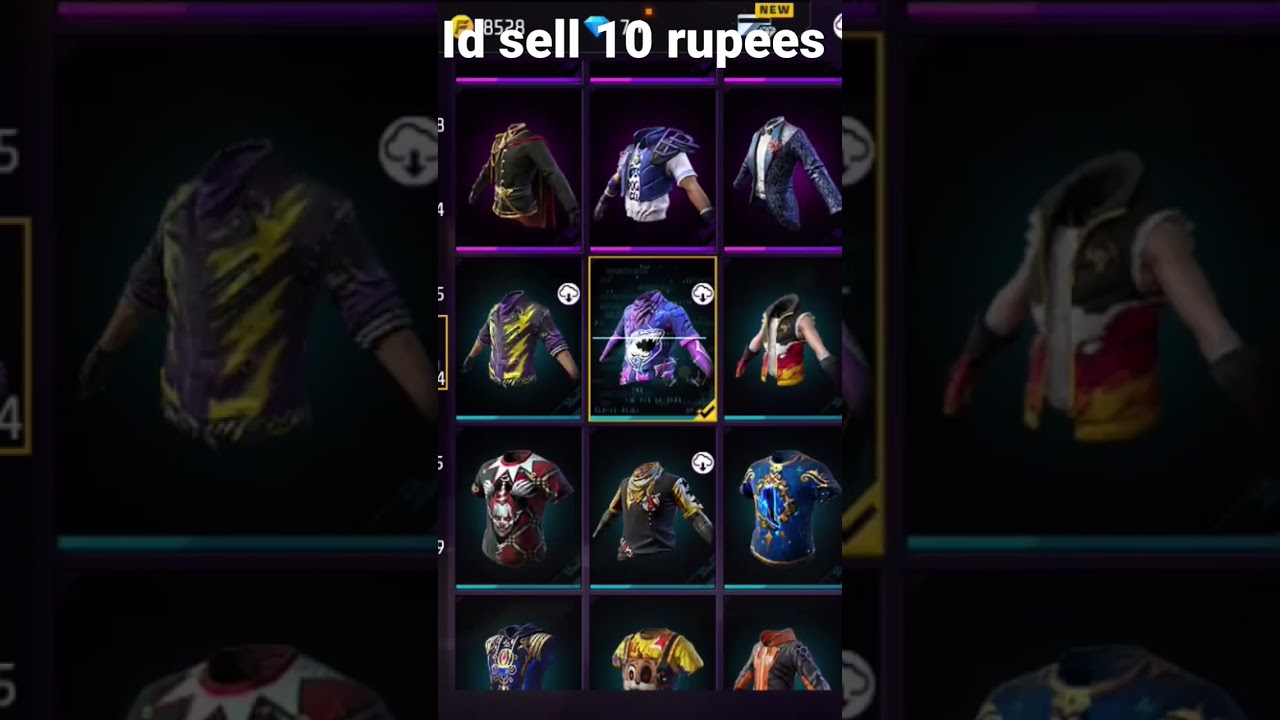 Greena.free fire id sell 10 rupees