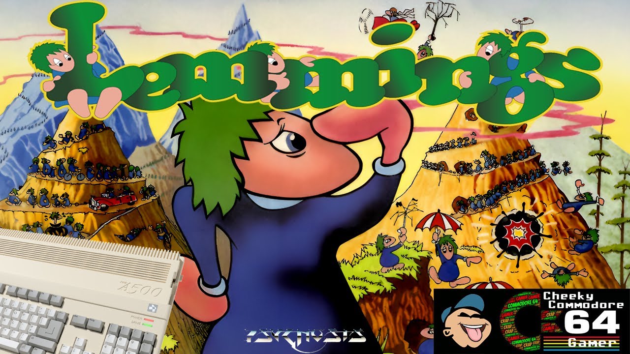 LEMMINGS – Commodore Amiga (1991) | DMA Design's Iconic Puzzle