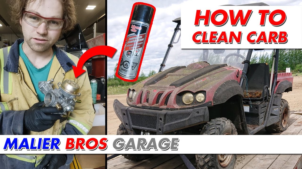How To Clean Carb On Supermach 700 UTV (Hisun HS 700) Malier Bros Garage YouTube