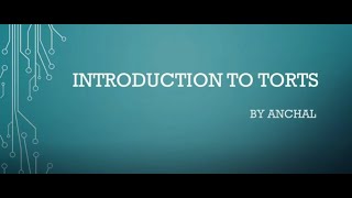 Lawsisto Legal Video: Law of Torts | Introduction to Torts News