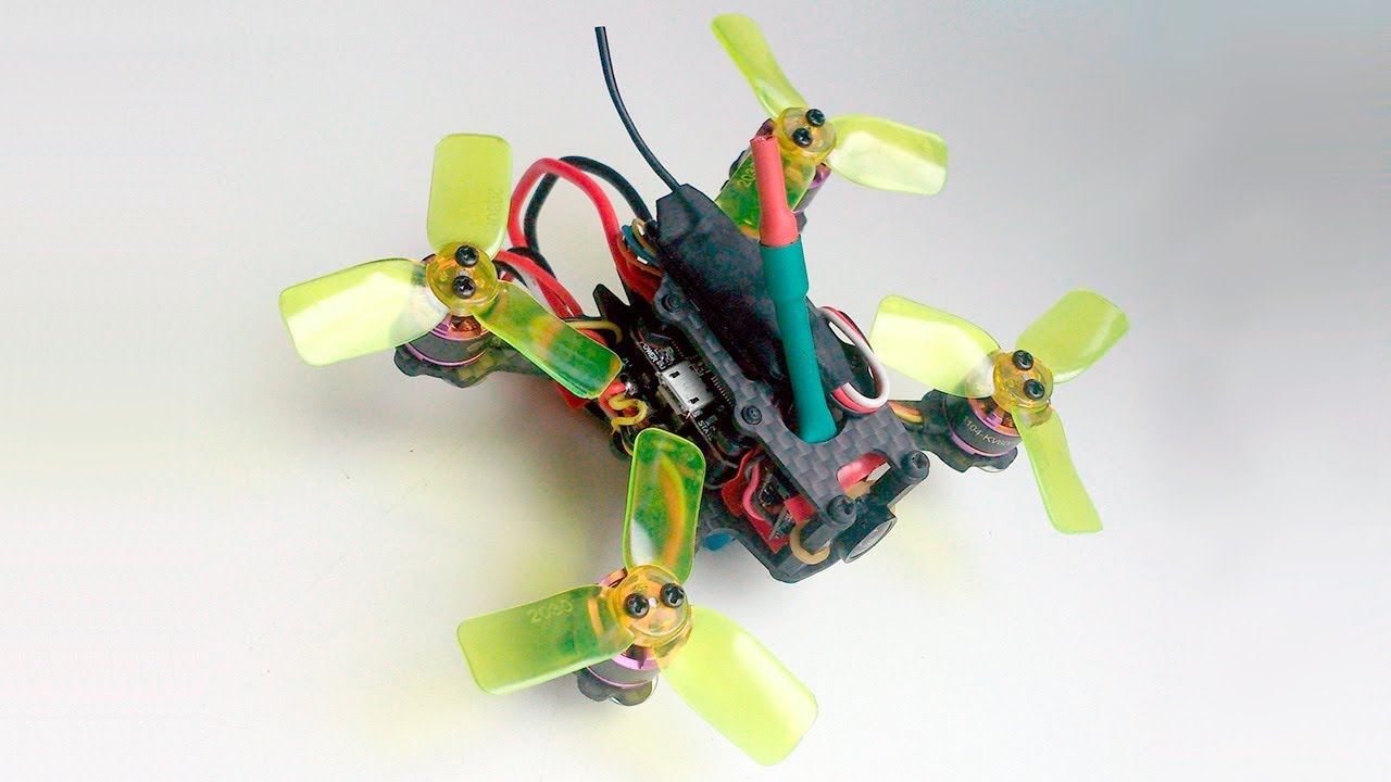 Первый FPV полёт на микро-коптере X2 ELF 88мм