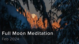 February 2024 Full Moon Meditation 🌕 Gain Ground by Letting Go  ♍︎ 10-Minute Guided Session